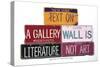 Text On Gallery Wall-Gregory Constantine-Stretched Canvas