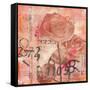 Text Roses-Jane Bellows-Framed Stretched Canvas