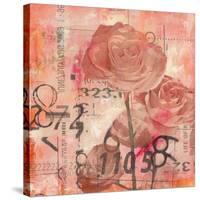 Text Roses-Jane Bellows-Stretched Canvas