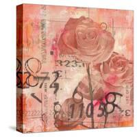 Text Roses-Jane Bellows-Stretched Canvas