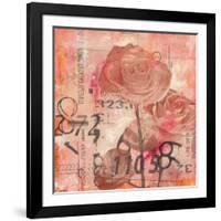 Text Roses-Jane Bellows-Framed Art Print