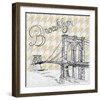 Textile Brooklyn-Gina Ritter-Framed Art Print