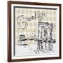 Textile Brooklyn-Gina Ritter-Framed Art Print