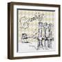 Textile Brooklyn-Gina Ritter-Framed Art Print