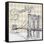 Textile Brooklyn-Gina Ritter-Framed Stretched Canvas