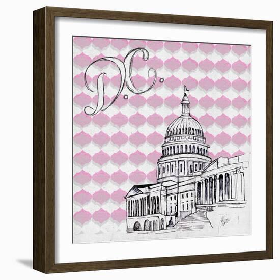 Textile D.C.-Gina Ritter-Framed Art Print