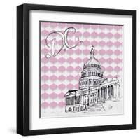 Textile D.C.-Gina Ritter-Framed Art Print