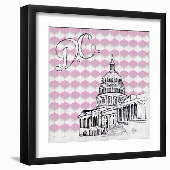 Textile D.C.-Gina Ritter-Framed Art Print