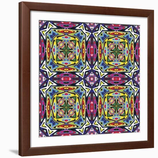 Textile Design From Latin America-Sangoiri-Framed Art Print