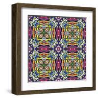 Textile Design From Latin America-Sangoiri-Framed Art Print