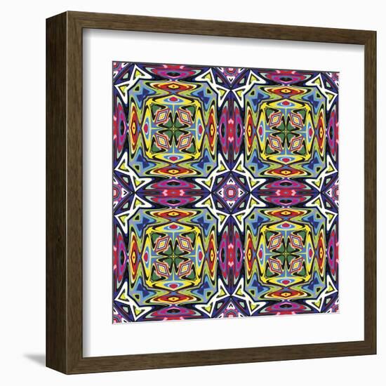 Textile Design From Latin America-Sangoiri-Framed Art Print