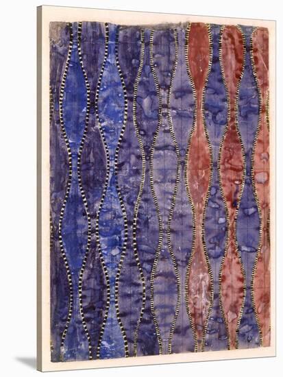 Textile Design (W/C on Paper)-Charles Rennie Mackintosh-Stretched Canvas