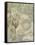 Textile Design-Alphonse Mucha-Framed Stretched Canvas