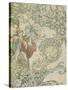 Textile Design-Alphonse Mucha-Stretched Canvas