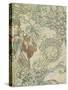 Textile Design-Alphonse Mucha-Stretched Canvas
