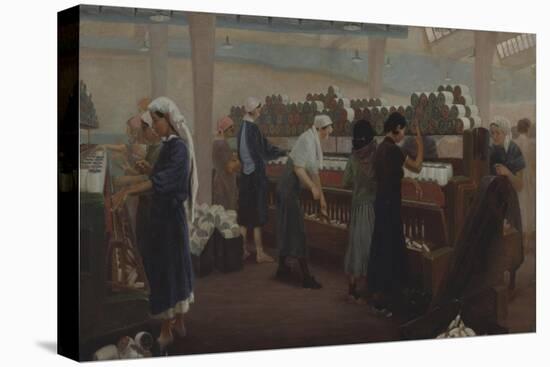 Textile Factory in Kirovobad-Pyotr Pheonovich Stroev-Stretched Canvas