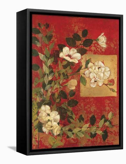 Textile Impressions 1-Matina Theodosiou-Framed Stretched Canvas