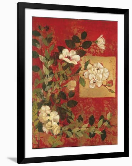 Textile Impressions 1-Matina Theodosiou-Framed Art Print