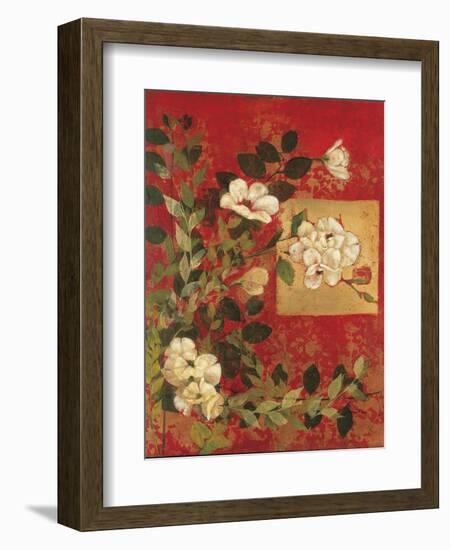 Textile Impressions 1-Matina Theodosiou-Framed Art Print