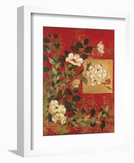 Textile Impressions 1-Matina Theodosiou-Framed Art Print