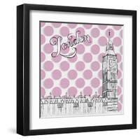 Textile London-Gina Ritter-Framed Art Print