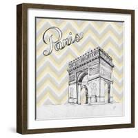 Textile Paris-Gina Ritter-Framed Art Print