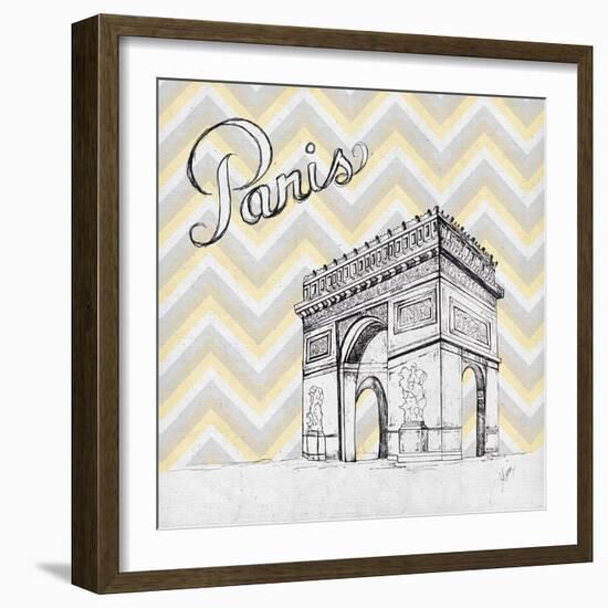 Textile Paris-Gina Ritter-Framed Art Print