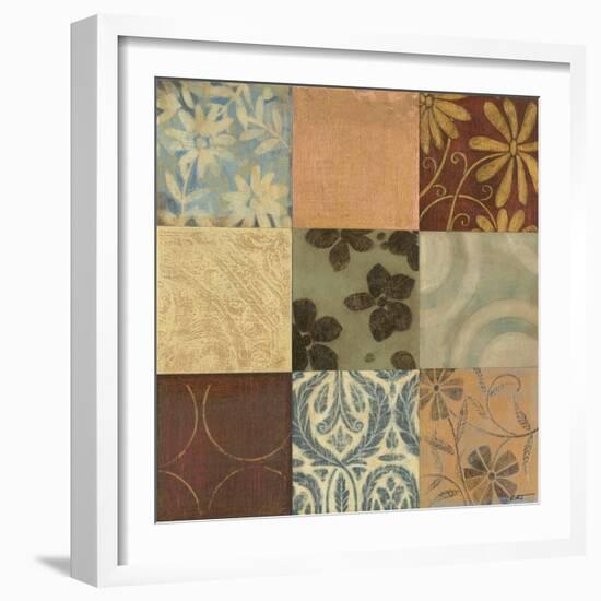 Textile Patterns Nine-Patch-Norman Wyatt Jr.-Framed Art Print