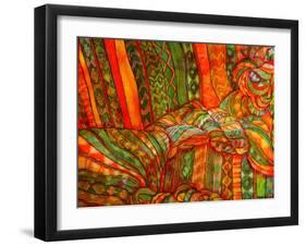 Textile Portrait-Linda Arthurs-Framed Giclee Print