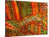 Textile Portrait-Linda Arthurs-Stretched Canvas