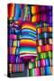 Textile Souvenirs in Market, Sacatepequez, Santiago, Guatemala-Michael DeFreitas-Stretched Canvas