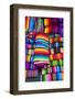 Textile Souvenirs in Market, Sacatepequez, Santiago, Guatemala-Michael DeFreitas-Framed Photographic Print