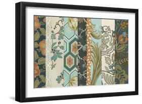 Textile Strata I-June Erica Vess-Framed Art Print