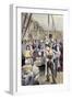 Textile Workers in a Northern Mill, 19th Century-null-Framed Giclee Print