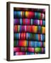 Textiles at Chichicastenango Market, Guatemala, Central America-Sergio Pitamitz-Framed Photographic Print