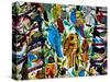 Textiles For Sale at Visitor's Center, Tikal National Park, Petan Jungle, Guatemala-Cindy Miller Hopkins-Stretched Canvas