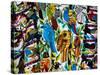 Textiles For Sale at Visitor's Center, Tikal National Park, Petan Jungle, Guatemala-Cindy Miller Hopkins-Stretched Canvas