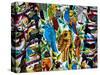 Textiles For Sale at Visitor's Center, Tikal National Park, Petan Jungle, Guatemala-Cindy Miller Hopkins-Stretched Canvas