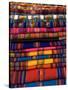 Textiles for Sale in the Market in the Village of Pisac, the Sacred Valley, Peru, South America-Richard Maschmeyer-Stretched Canvas