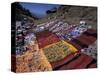 Textiles for Sale near Incan Site, Tambomachay, Peru-Cindy Miller Hopkins-Stretched Canvas