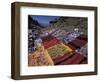 Textiles for Sale near Incan Site, Tambomachay, Peru-Cindy Miller Hopkins-Framed Photographic Print