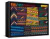 Textiles, Santiago Atitlan, Lake Atitlan, Guatemala, Central America-Sergio Pitamitz-Framed Stretched Canvas