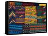 Textiles, Santiago Atitlan, Lake Atitlan, Guatemala, Central America-Sergio Pitamitz-Framed Stretched Canvas