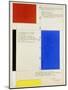 Textuel, 1928-Piet Mondrian-Mounted Giclee Print