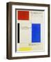 Textuel, 1928-Piet Mondrian-Framed Giclee Print