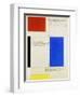 Textuel, 1928-Piet Mondrian-Framed Giclee Print