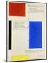 Textuel, 1928-Piet Mondrian-Mounted Giclee Print