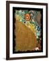 Texture, Background and Colorful Image of an Original Abstract Painting,Oil on Canvas-ralwel-Framed Art Print