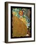 Texture, Background and Colorful Image of an Original Abstract Painting,Oil on Canvas-ralwel-Framed Art Print