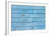 Texture of Blue Hipster Color Wood Panel. Old Shabby Painted Weathered Plank-serkus-Framed Photographic Print